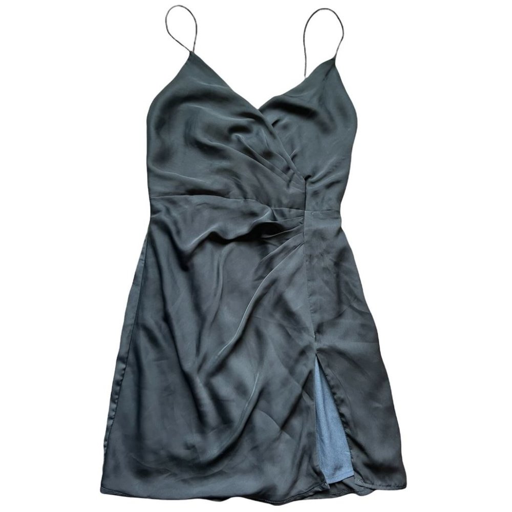 Tobi Grey Mini Formal Dress w/ slit